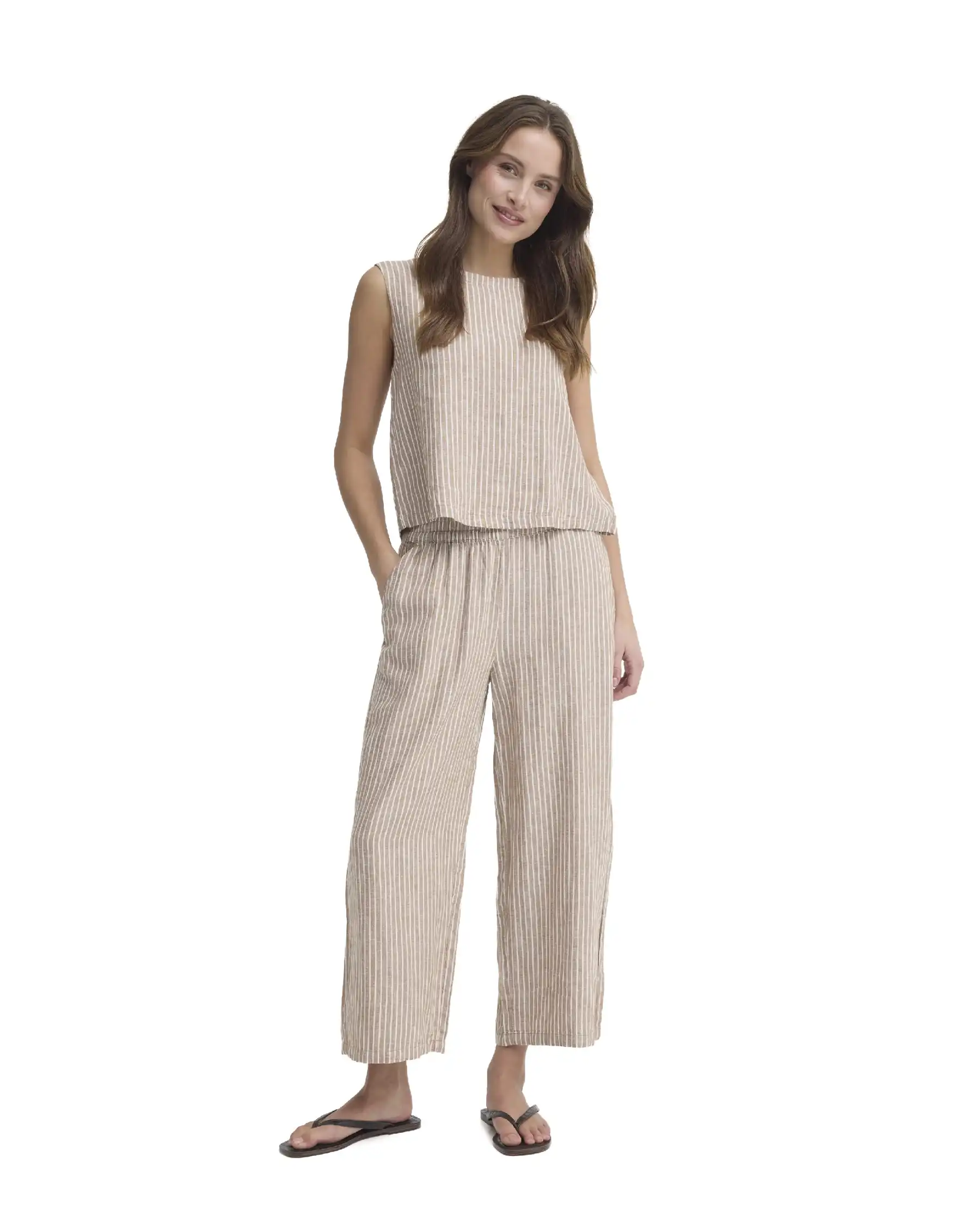 B.YOUNG PANTALONI FALAKKA BEIGE