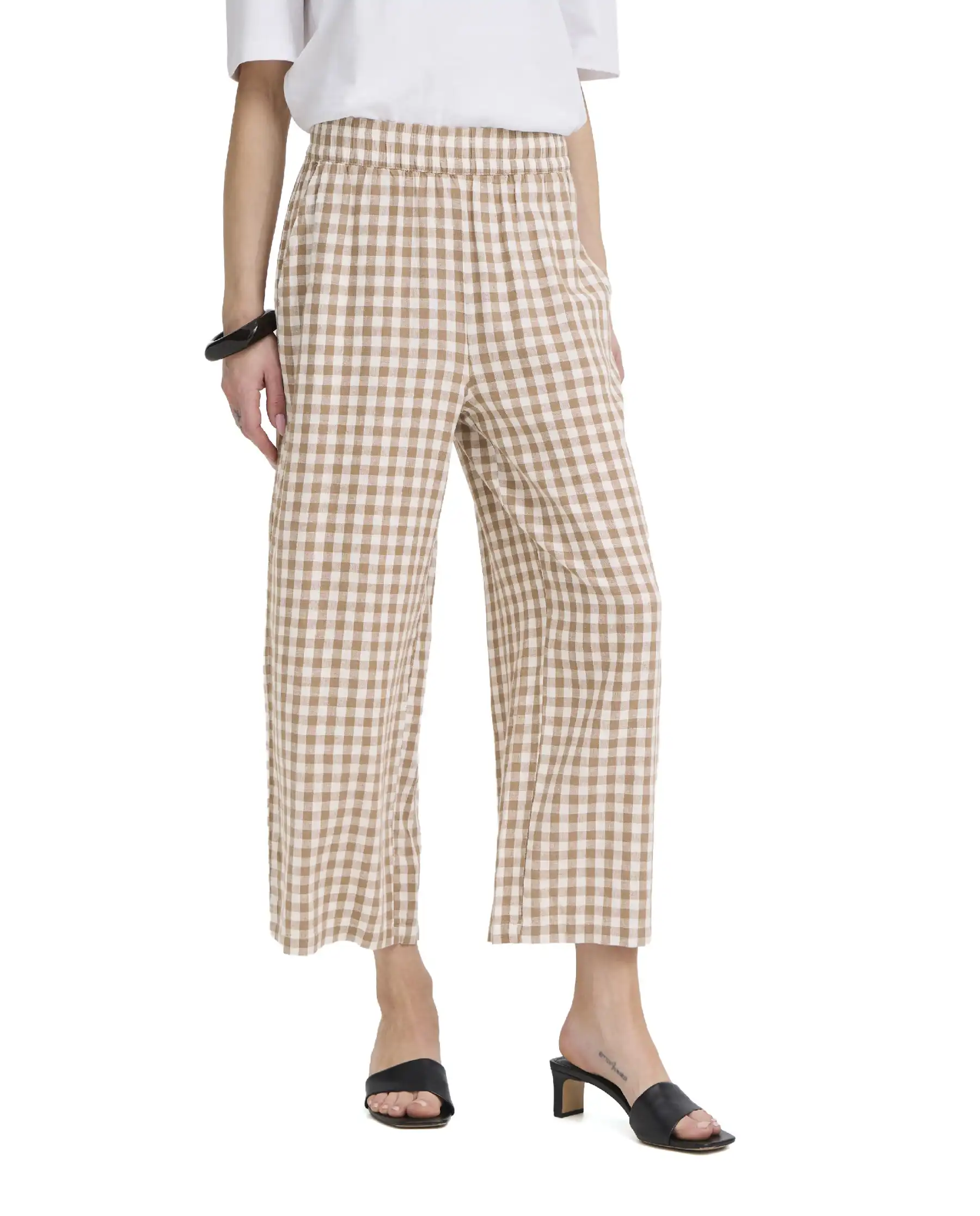 B.YOUNG PANTALONI FALAKKA BEIGE