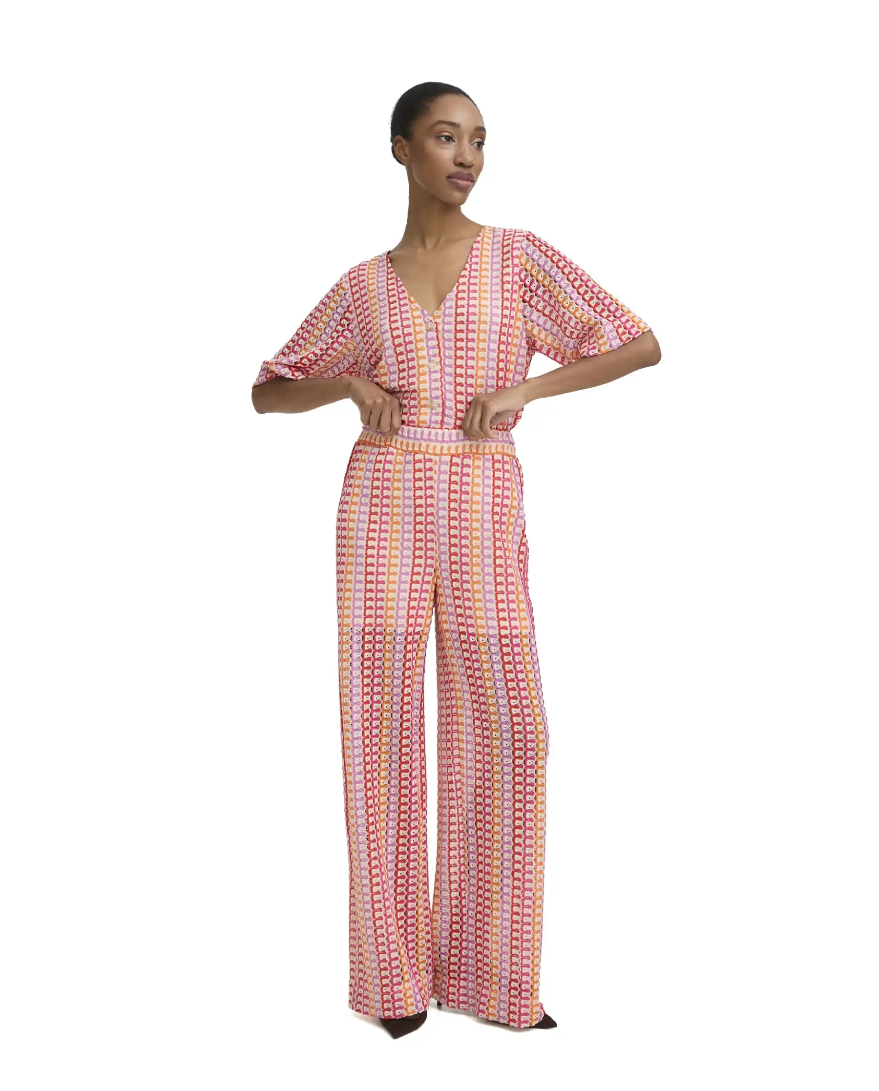 B.YOUNG PANTALONI PRISCA MULTICOLOR