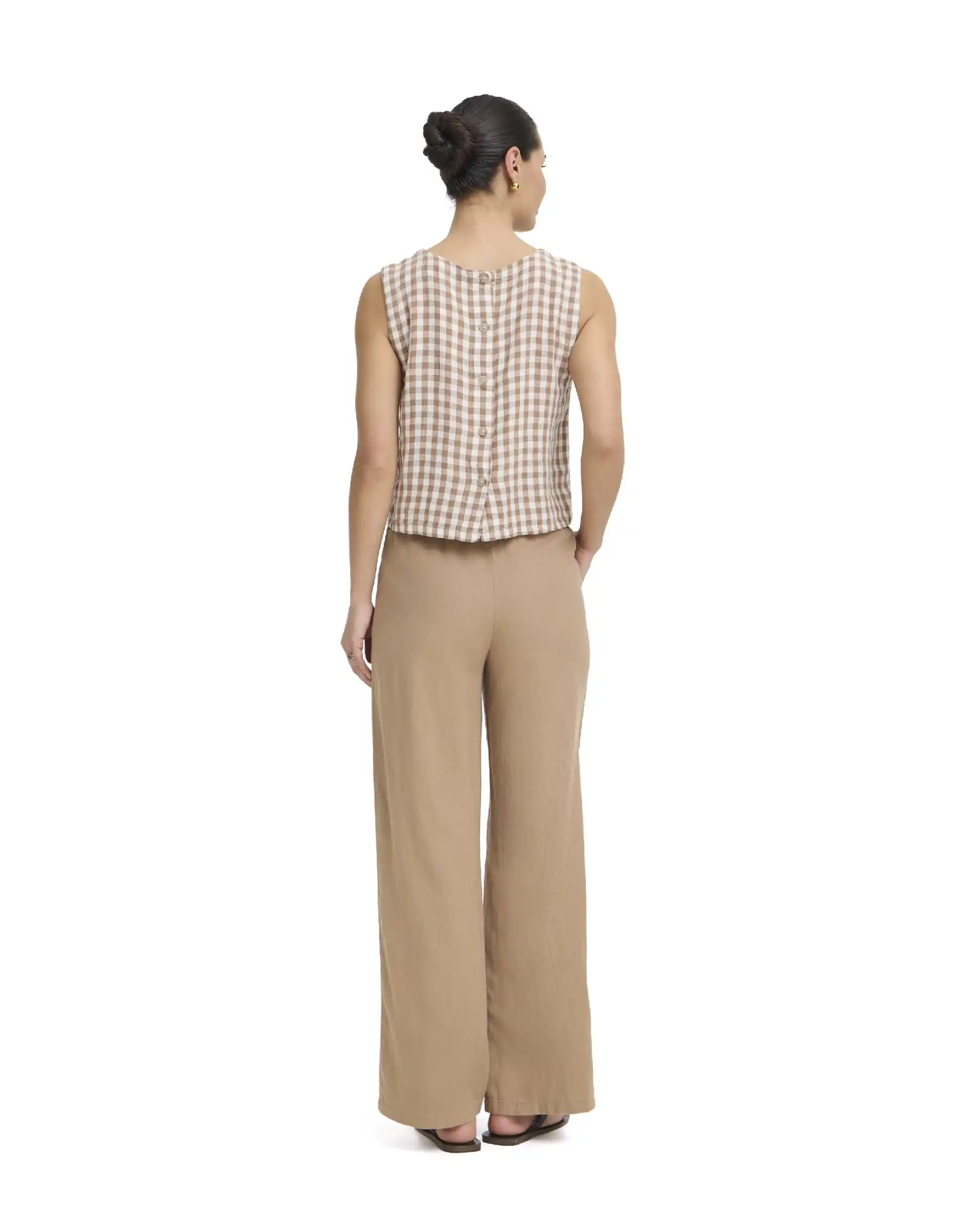 B.YOUNG PANTALONI FALAKKA CAMMELLO