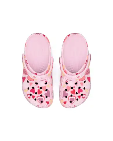 CROCS SABOT CLASSIC VDAY ROSA