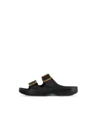 CROCS CIABATTINE SATURDAY METALLIC NERO