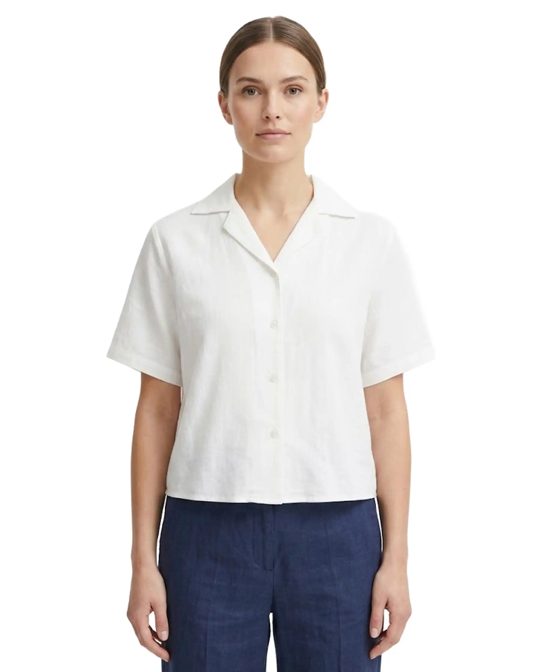 ICHI CAMICIA FOXA BIANCO