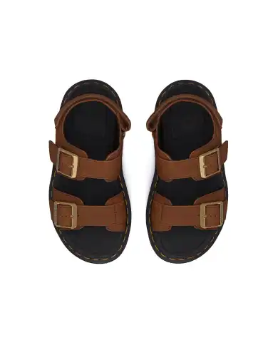 DR. MARTENS SANDALI ZEBZAG MARRONE