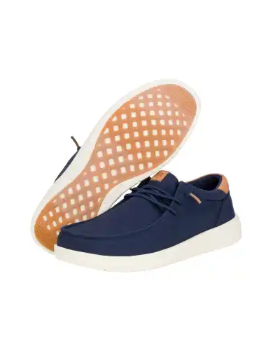 HEY DUDE PAUL CANVAS BLU