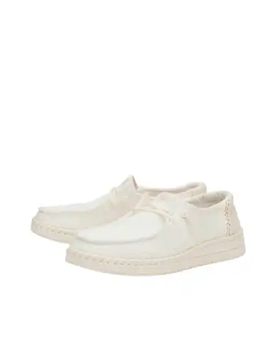 HEY DUDE WENDY ESPADRILLE BIANCO