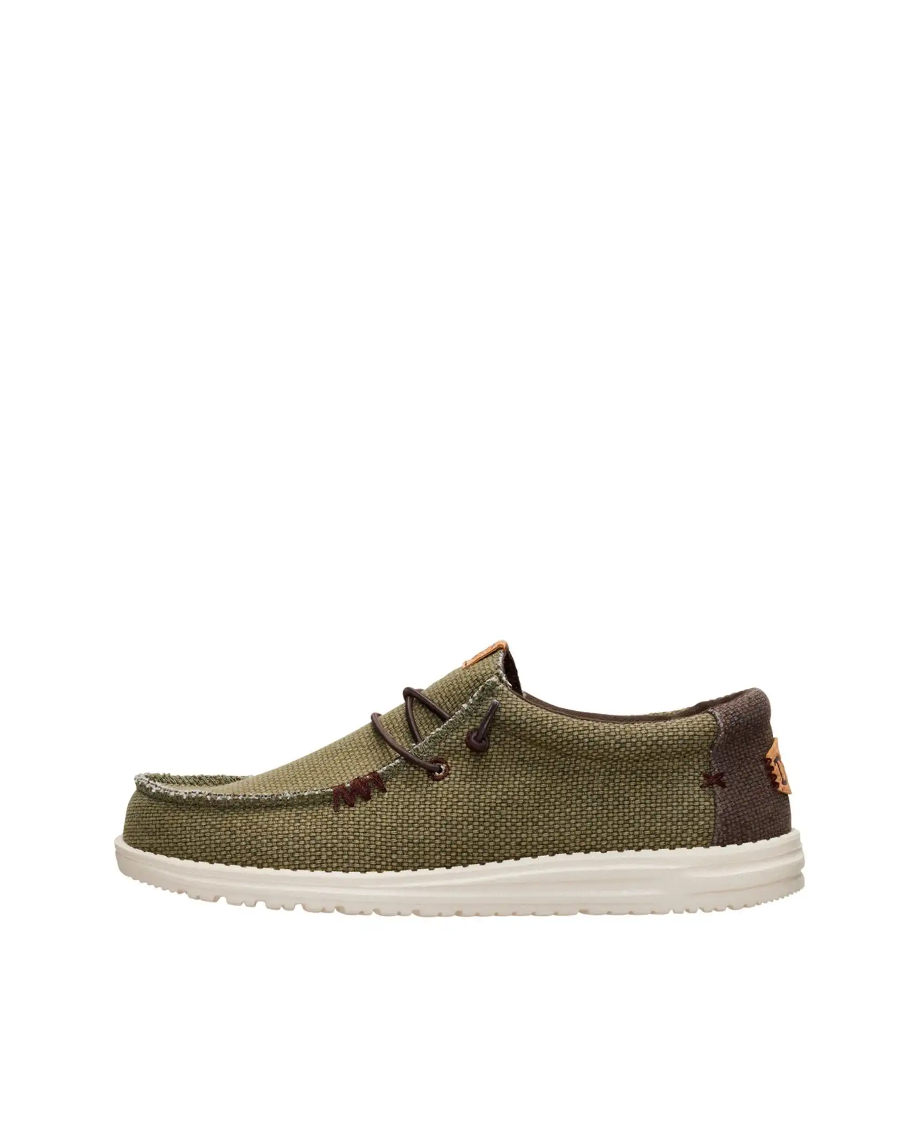 HEY DUDE WALLY BRAIDED VERDE MILITARE