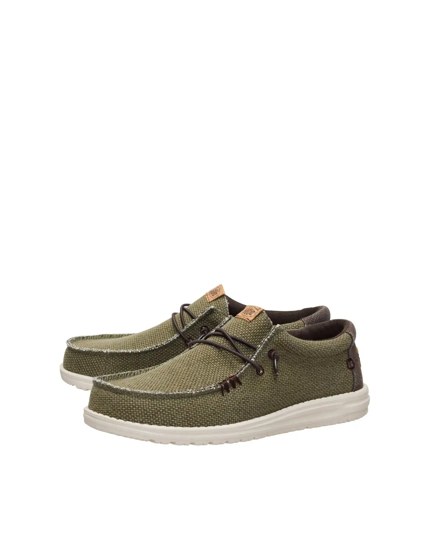 HEY DUDE WALLY BRAIDED VERDE MILITARE