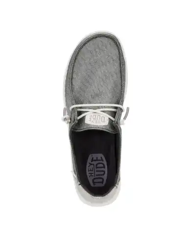 HEY DUDE WENDY METALLIC SPARKLE ARGENTO