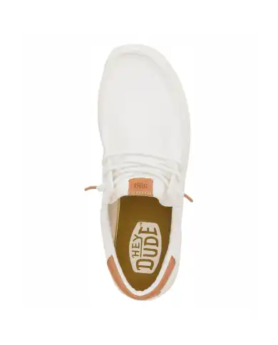 HEY DUDE PAUL CANVAS BIANCO