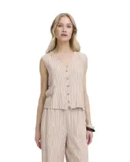 B.YOUNG GILET FALAKKA CAMMELLO