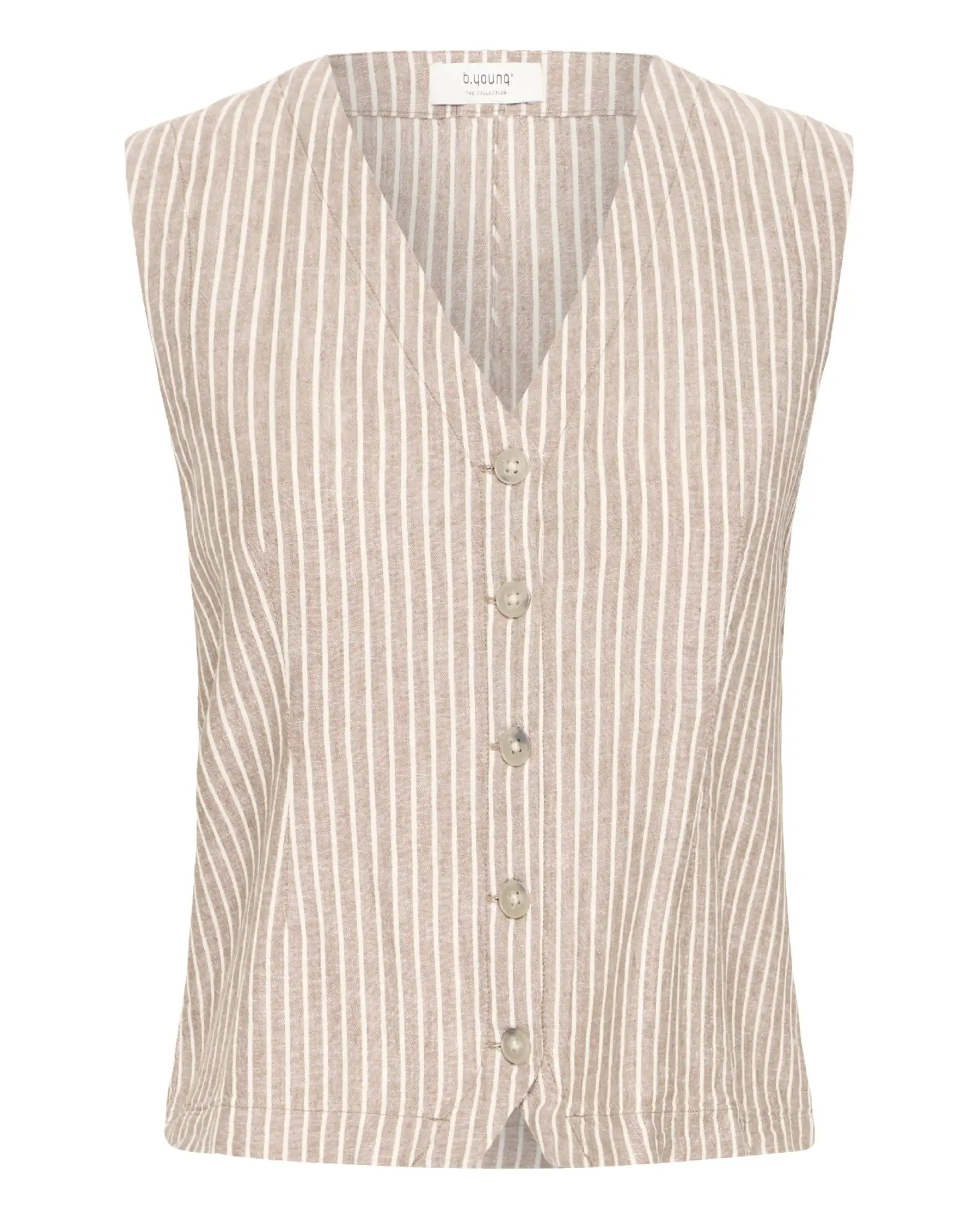 B.YOUNG GILET FALAKKA CAMMELLO