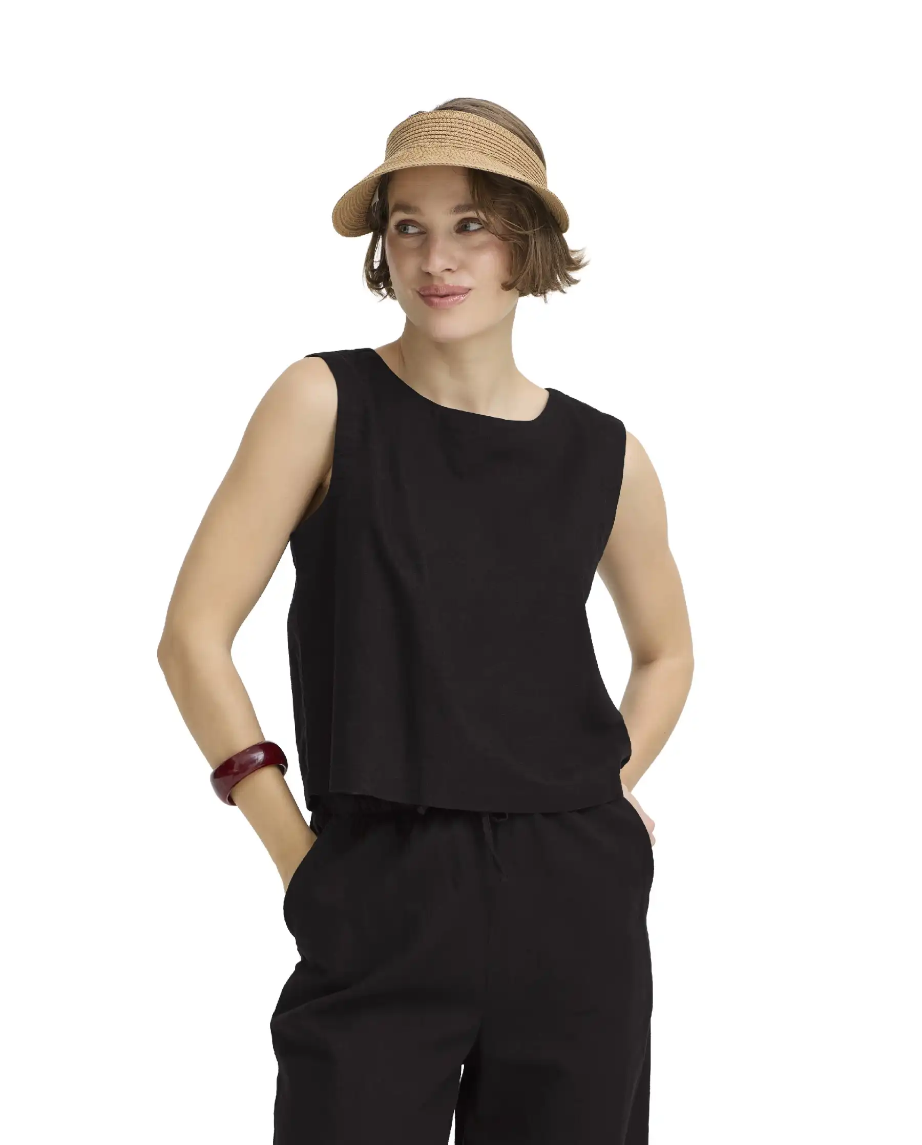 B.YOUNG BLUSA FALAKKA NERO