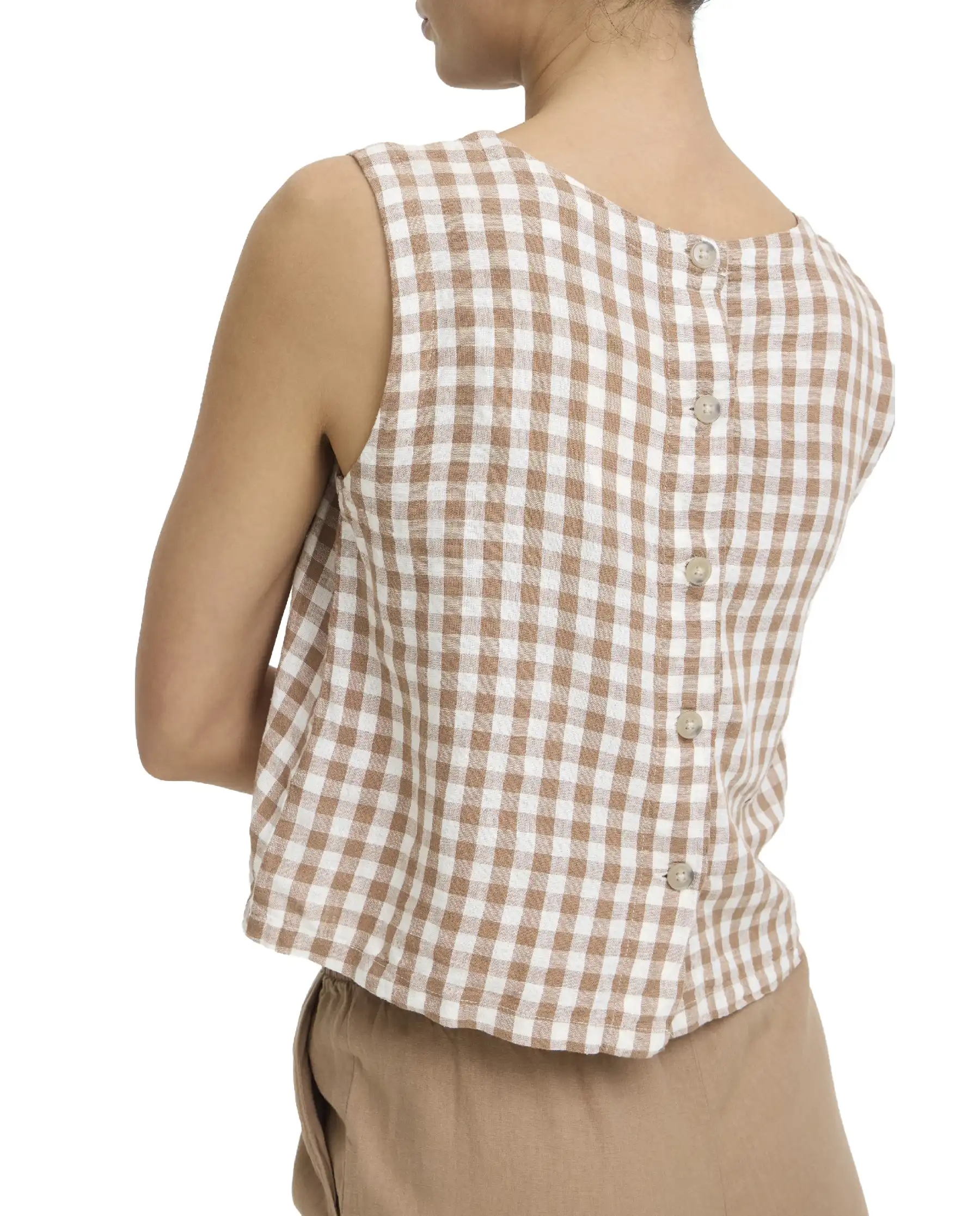 B.YOUNG BLUSA FALAKKA CAMMELLO