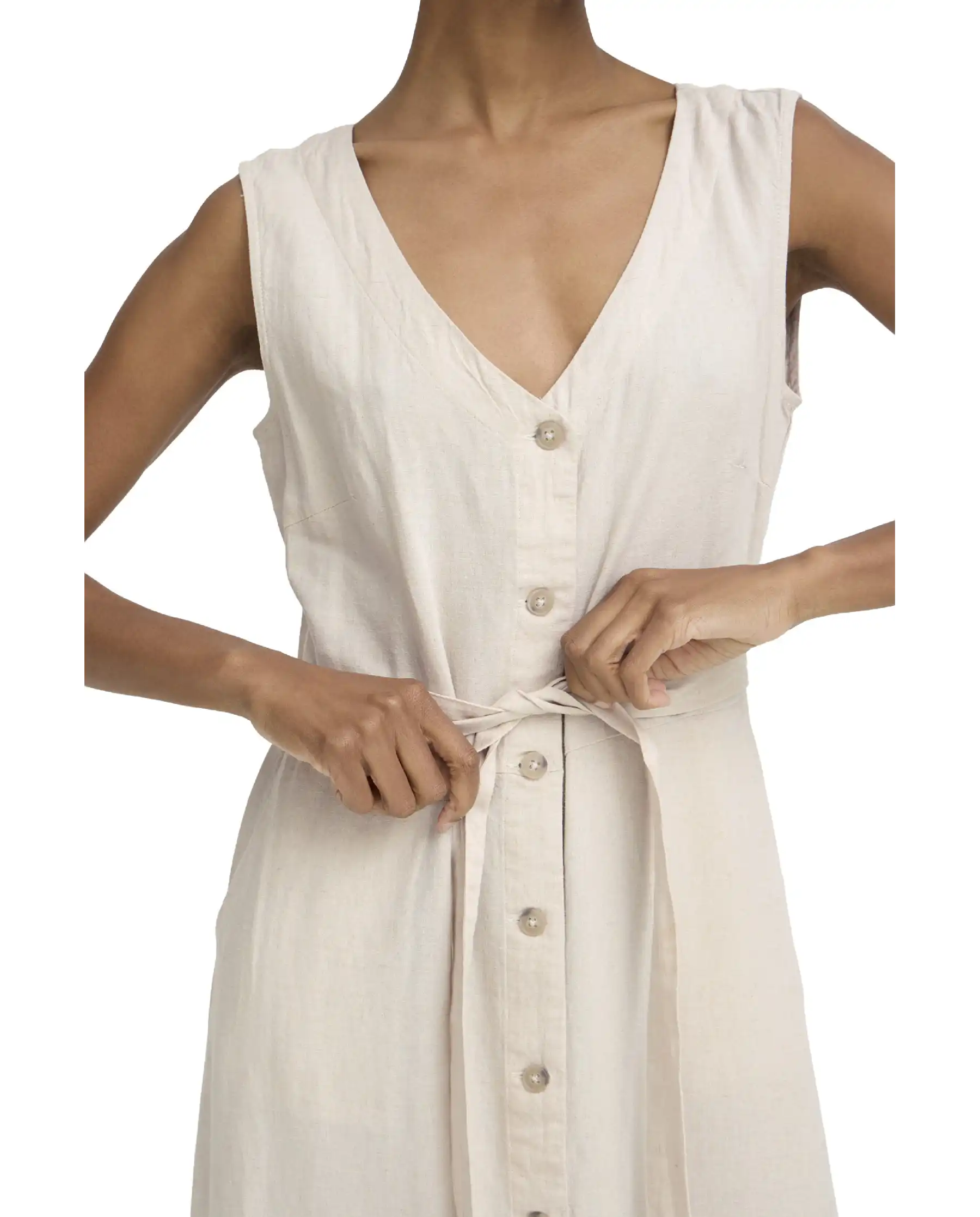 B.YOUNG ABITO FALAKKA BUTTON BEIGE