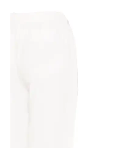 ICHI PANTALONI FOXA BARREL BIANCO