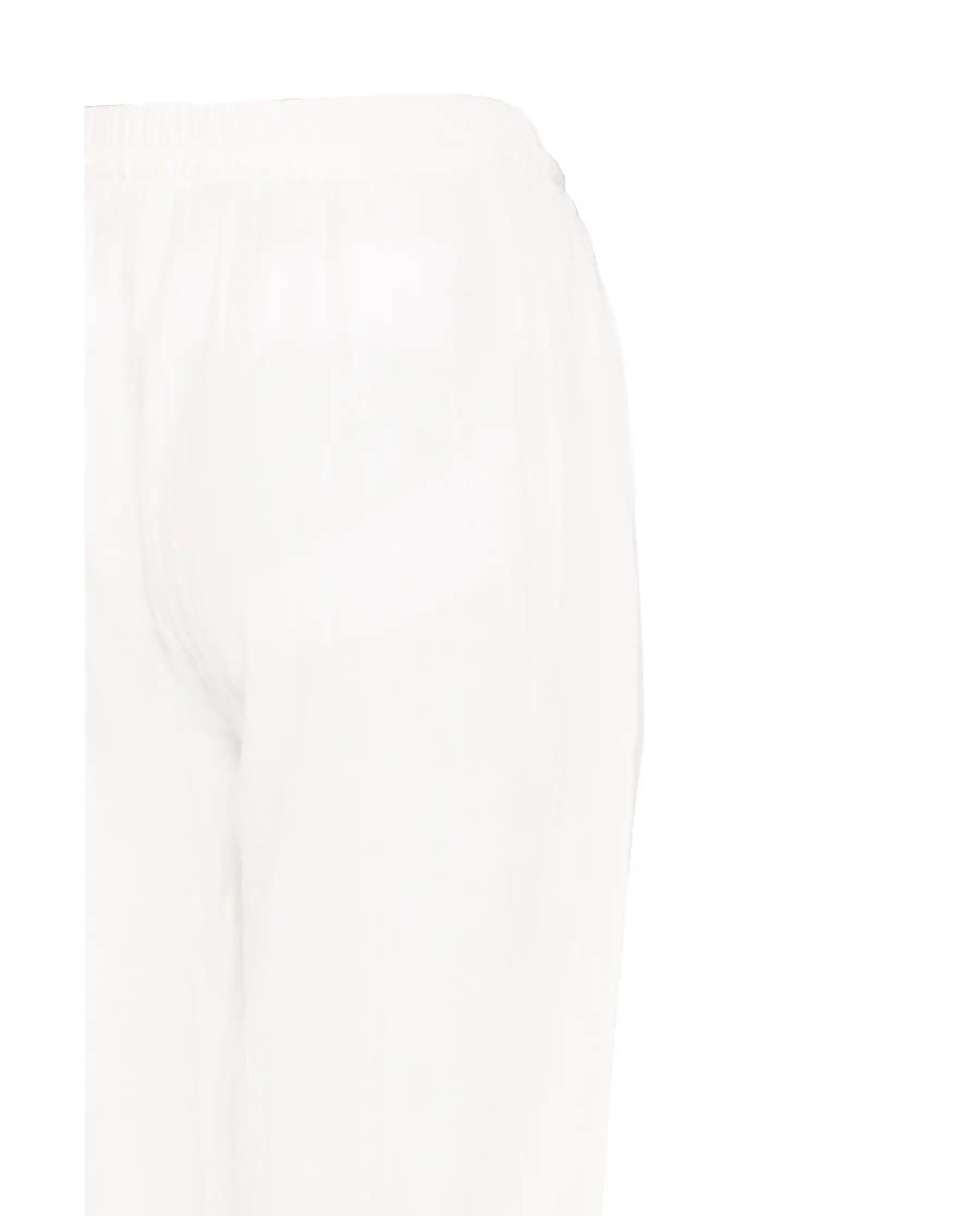 ICHI PANTALONI FOXA BARREL BIANCO