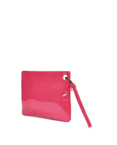 SUNDEK POCHETTE CLUTCH FUCSIA