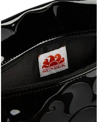 SUNDEK POCHETTE CLUTCH NERO