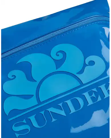 SUNDEK POCHETTE CLUTCH AZZURRO