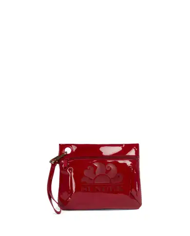 SUNDEK POCHETTE CLUTCH BORDEAUX