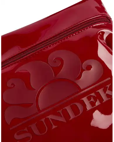SUNDEK POCHETTE CLUTCH BORDEAUX