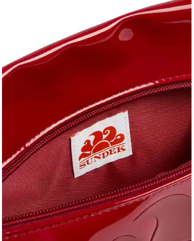 SUNDEK POCHETTE CLUTCH BORDEAUX