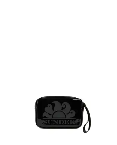 SUNDEK POCHETTE BOSTON CLUTCH NERO