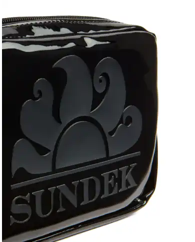 SUNDEK POCHETTE BOSTON CLUTCH NERO