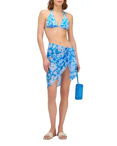 SUNDEK POCHETTE BOSTON CLUTCH AZZURRO
