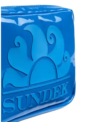 SUNDEK POCHETTE BOSTON CLUTCH AZZURRO