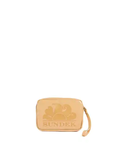 SUNDEK POCHETTE BOSTON CLUTCH BEIGE