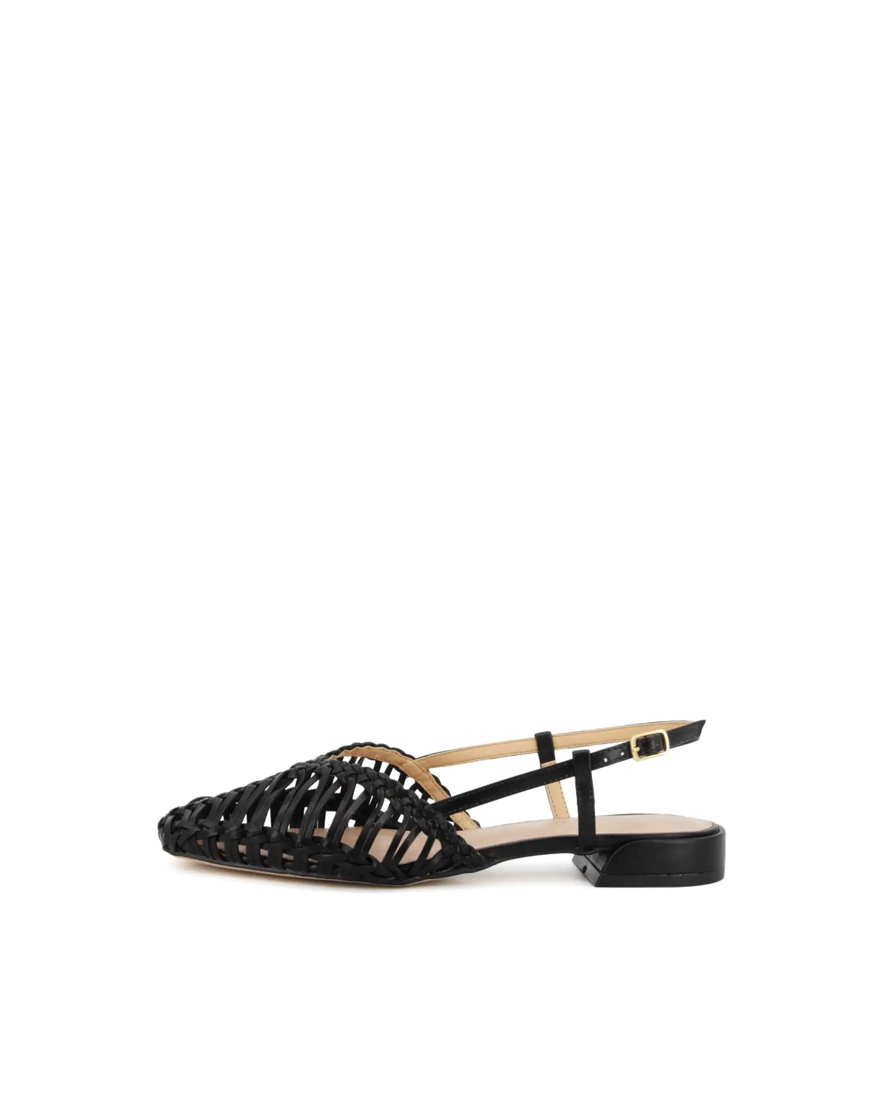 MISS UNIQUE SLING BACK NERO