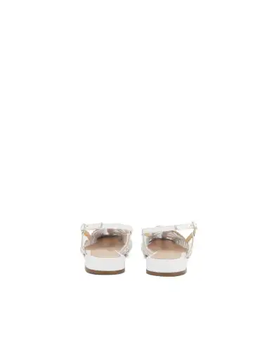 MISS UNIQUE SLING BACK BIANCO