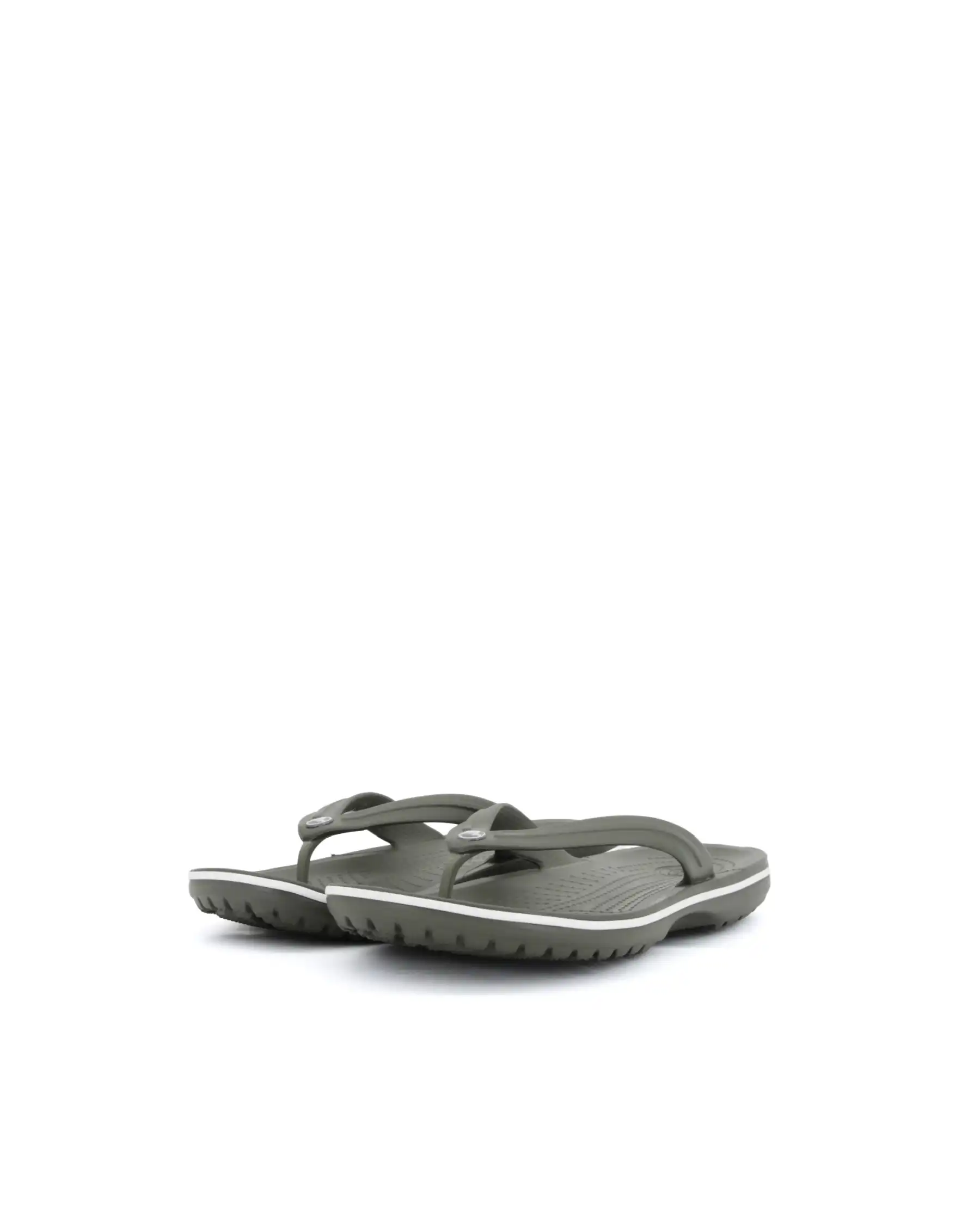 CROCS INFRADITO CROCBAND FLIP VERDE SCURO