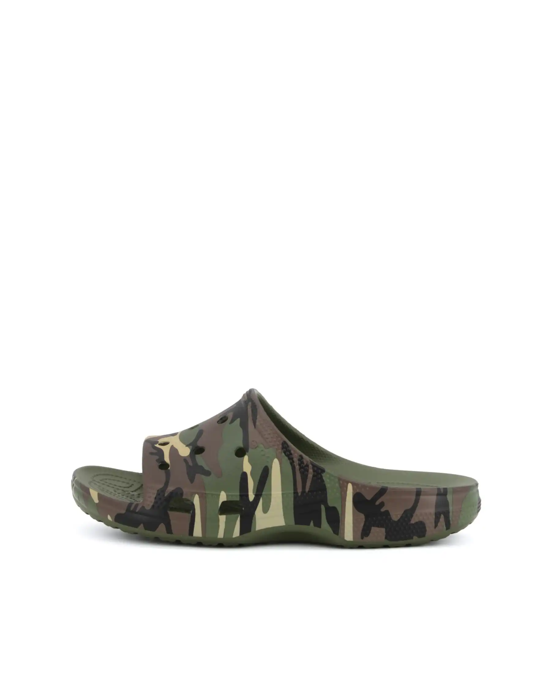 CROCS CIABATTE SATURDAY CAMOUFLAGE VERDE MILITARE