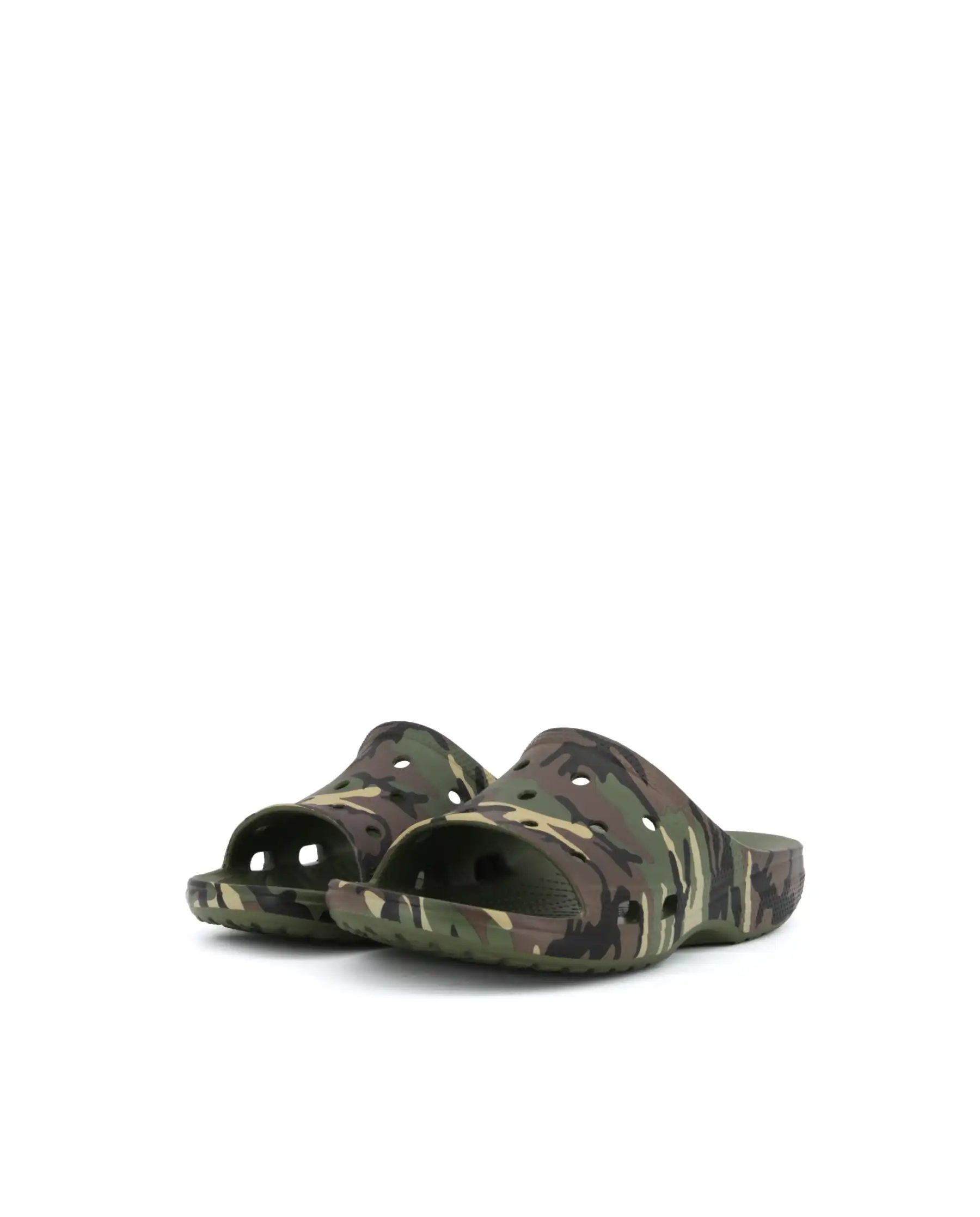 CROCS CIABATTE SATURDAY CAMOUFLAGE VERDE MILITARE