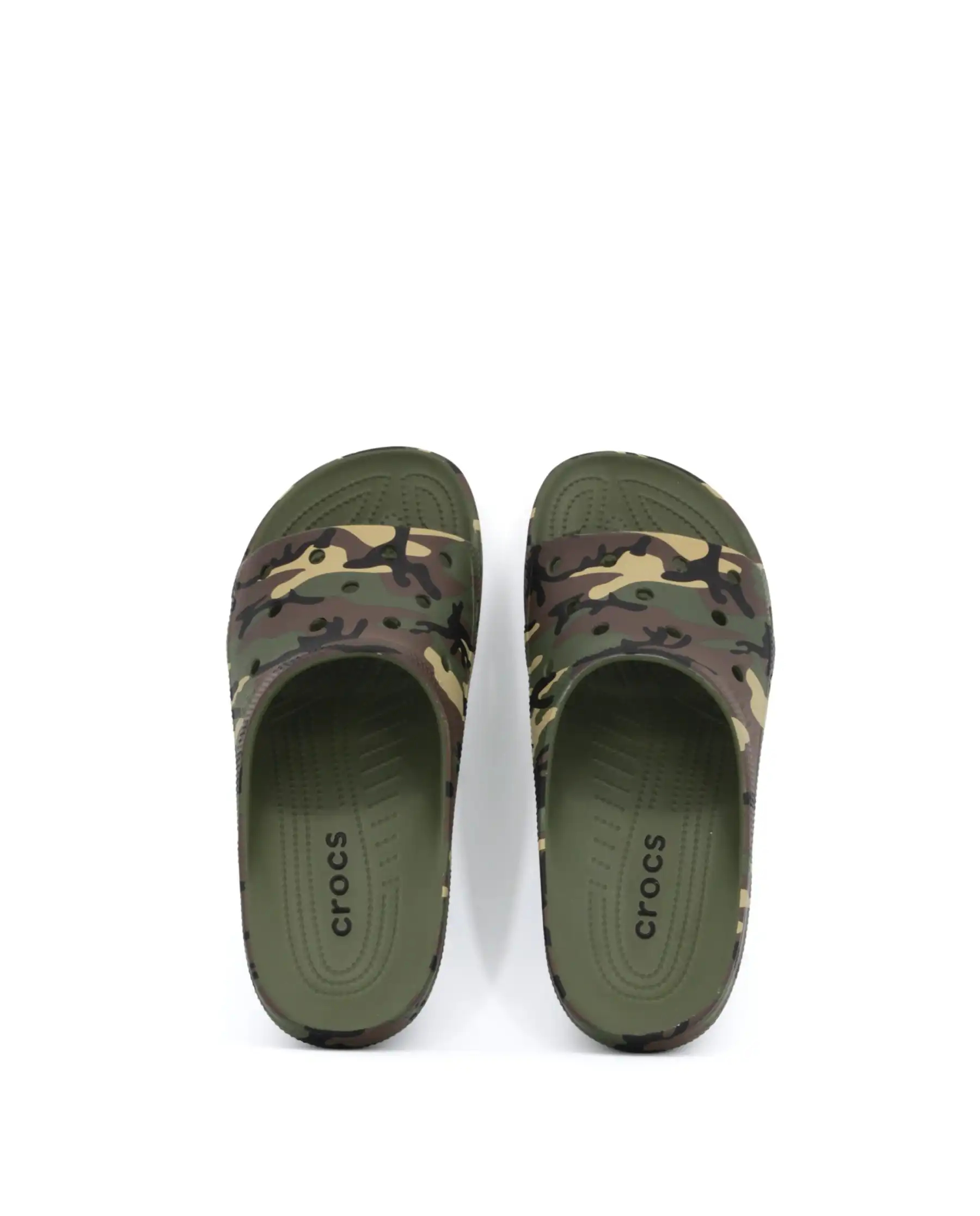 CROCS CIABATTE SATURDAY CAMOUFLAGE VERDE MILITARE