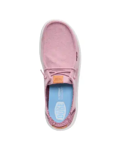 HEY DUDE WENDY RISE CHAMBRAY ROSA