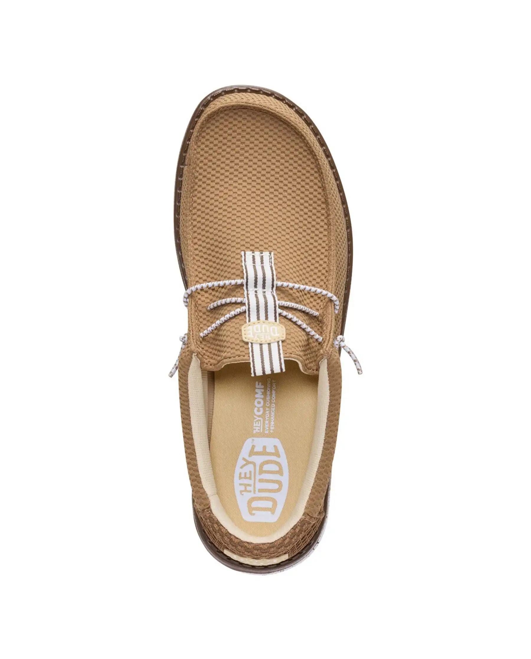 HEY DUDE WALLY MESH NEUTRALS CUOIO