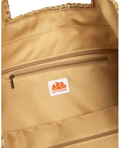 SUNDEK BORSA SHOPPING LAI BEIGE
