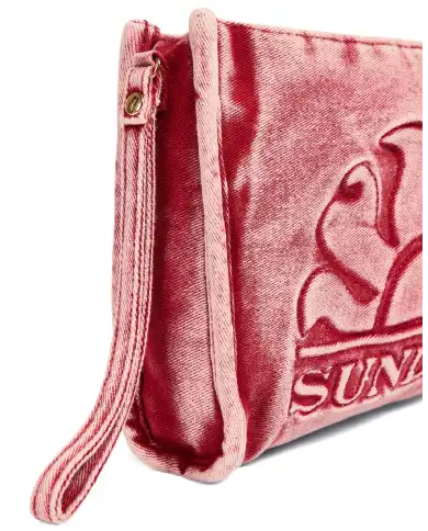 SUNDEK POCHETTE ROY NECESSAIRE ROSSO