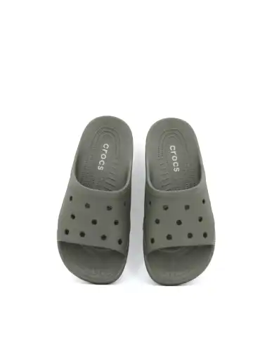 CROCS CIABATTE SATURDAY SLIDE VERDE MILITARE