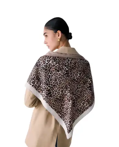 LIU JO BANDANA TRIANGOLARE LEOPARDATO