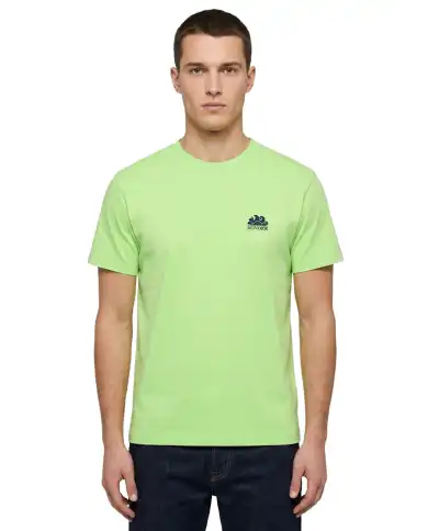 SUNDEK T-SHIRT VERDE FLUO
