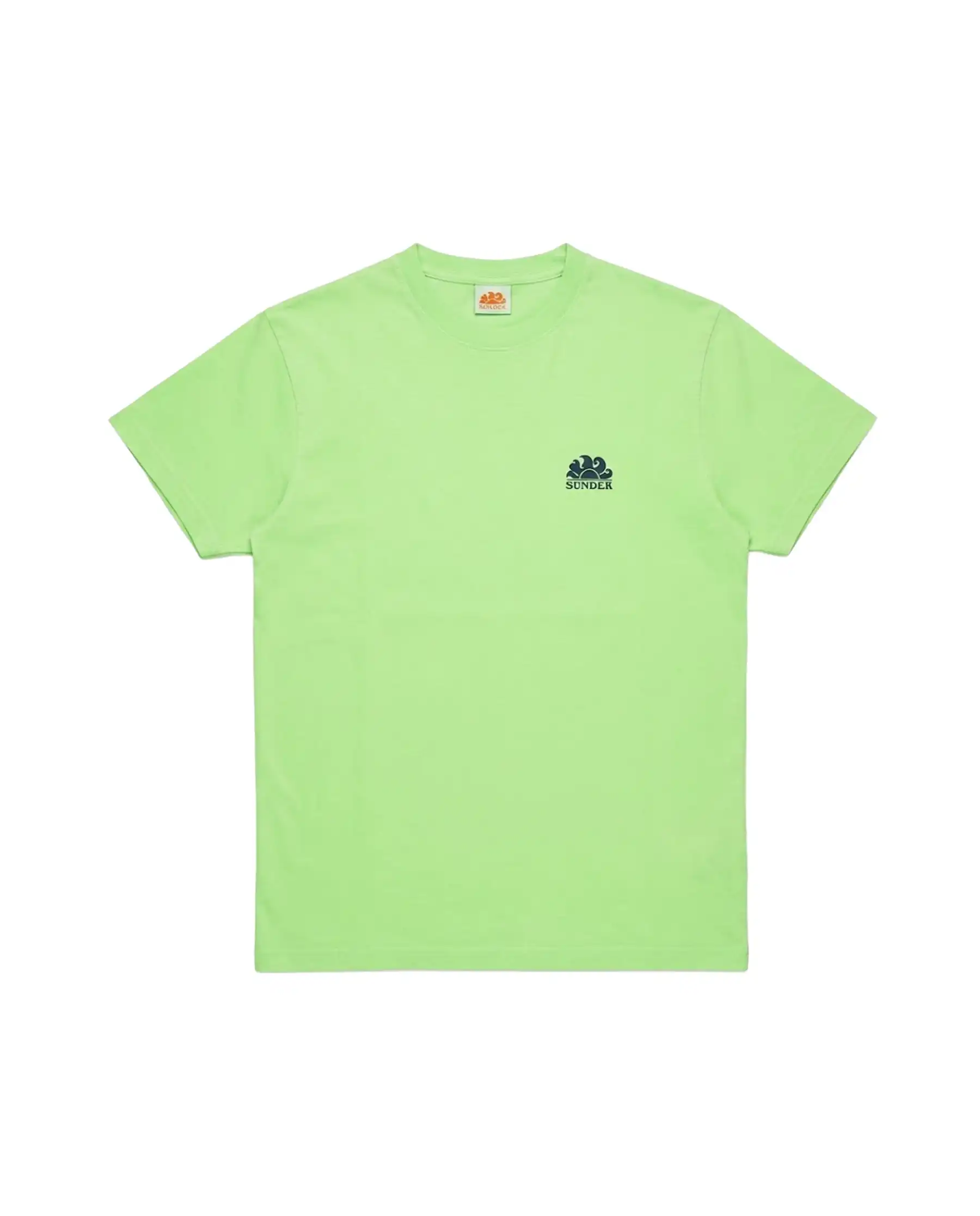 SUNDEK T-SHIRT VERDE FLUO
