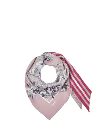 LIU JO BANDANA TRIANGOLARE ROSA