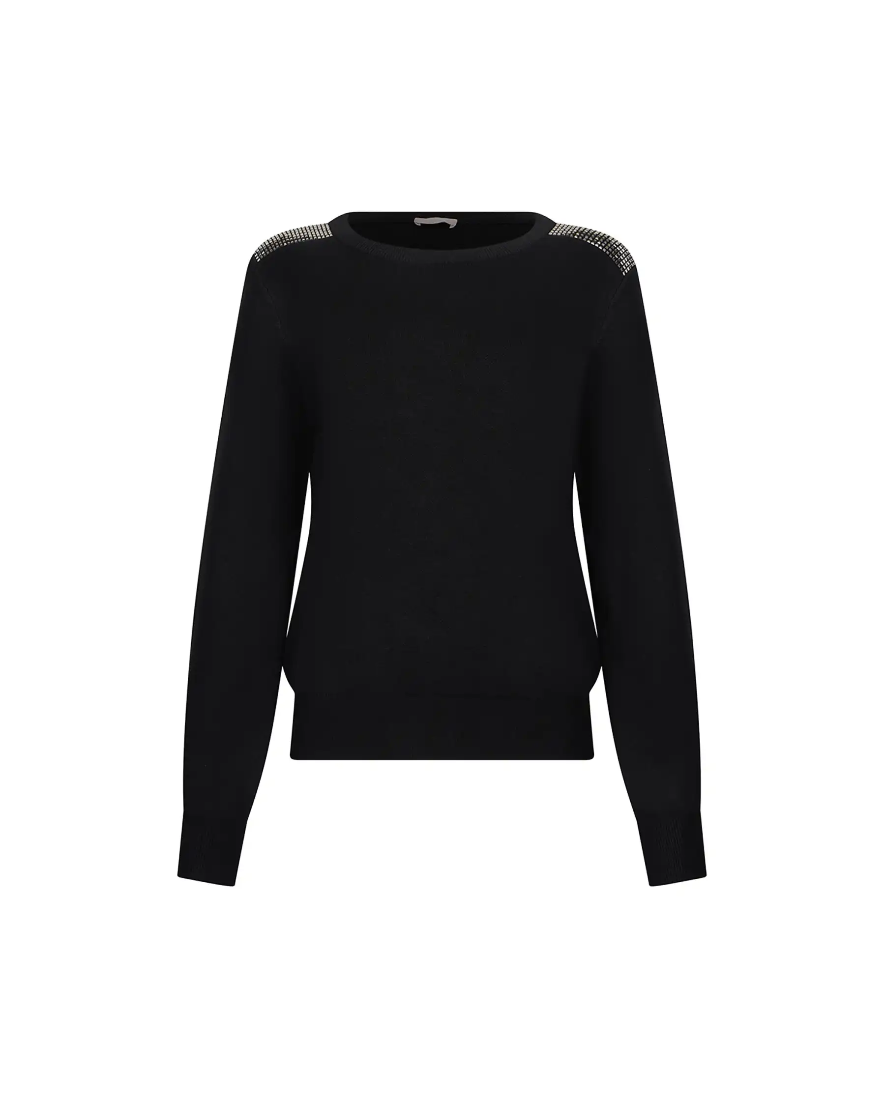 LIU JO MAGLIA CON PERLINE NERO