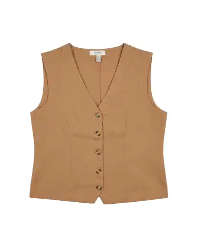 B.YOUNG GILET FALAKKA CAMMELLO