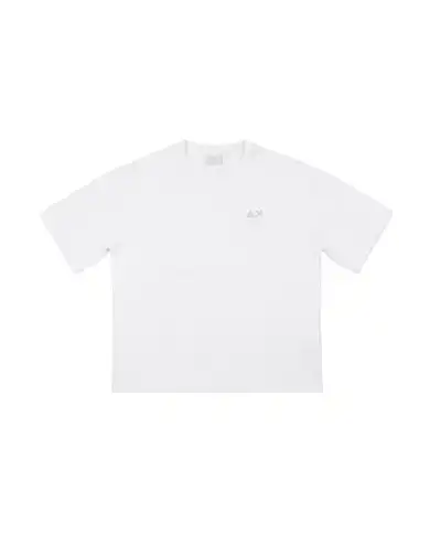 SUN 68 T-SHIRT OVERSIZE BIANCO